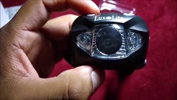 Luxolite LED Headlamp Flashlight with Red Led